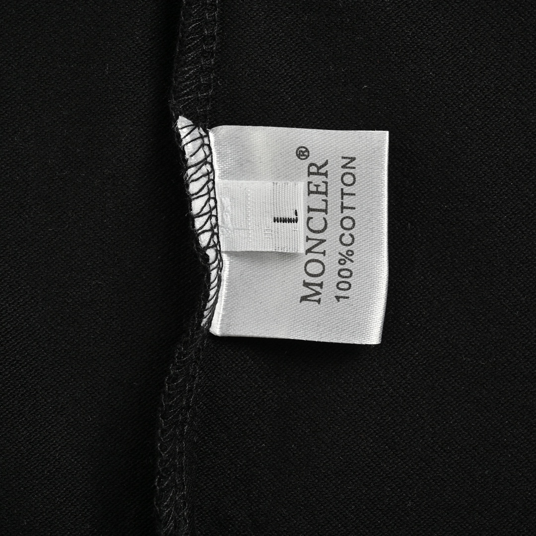 Moncler/蒙口 24ss 奔跑小人刺绣Polo短袖