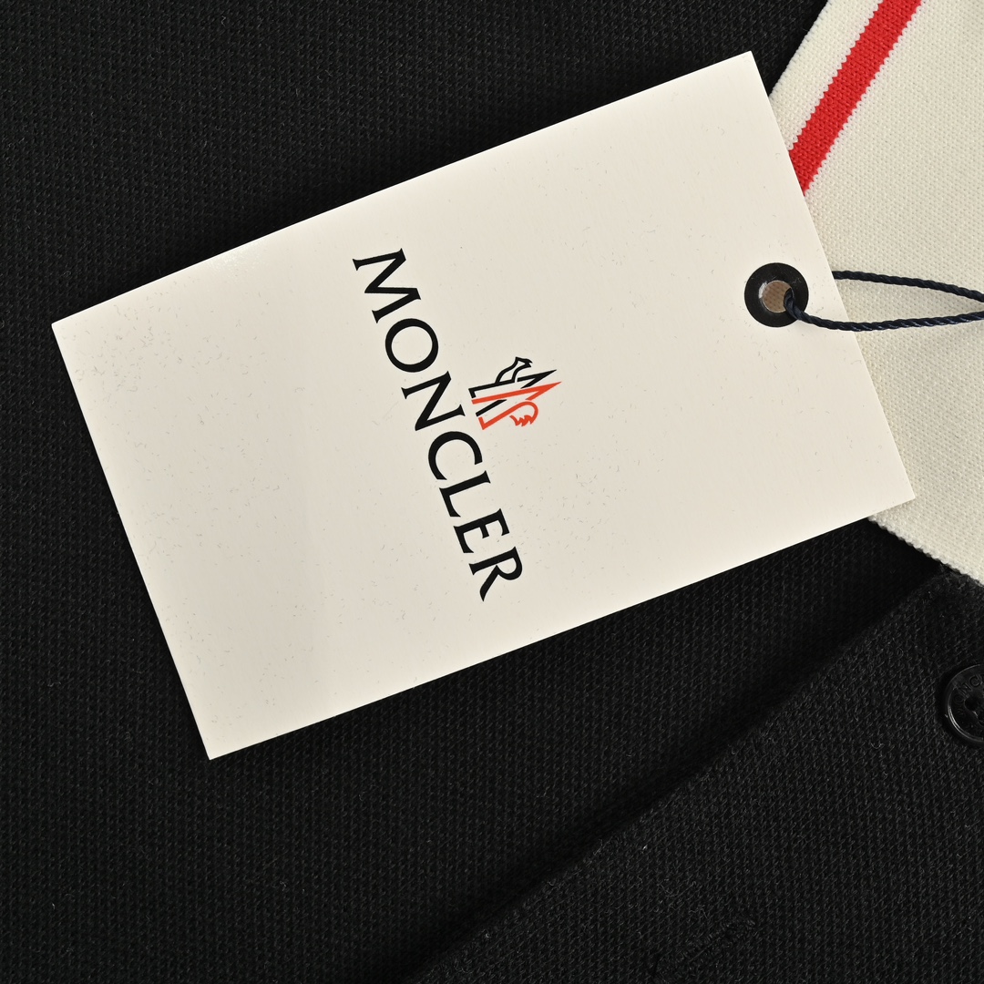 Moncler/蒙口 24ss 奔跑小人刺绣Polo短袖