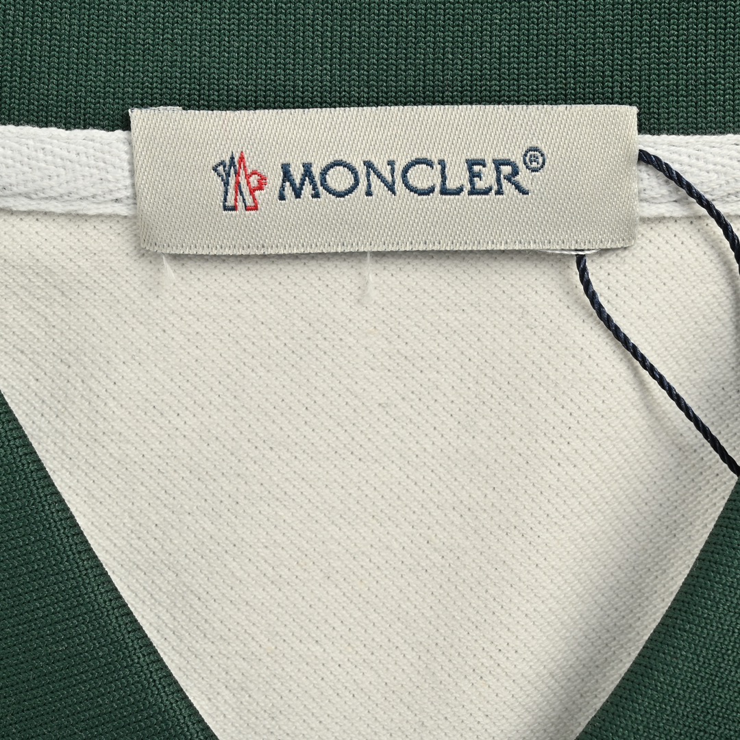 Moncler/蒙口 24ss 奔跑小人刺绣Polo短袖