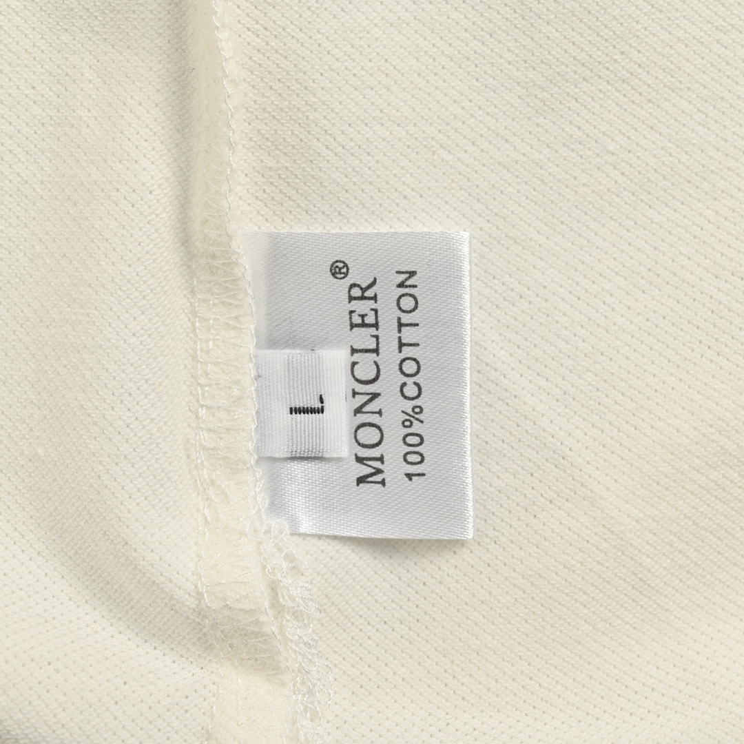 Moncler/蒙口 24ss 奔跑小人刺绣Polo短袖