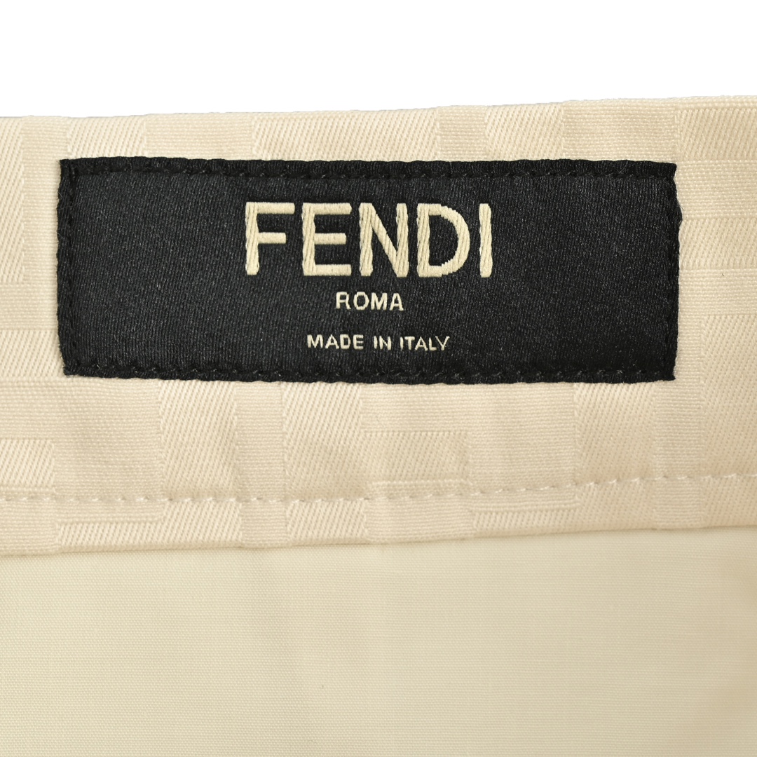 Fendi/芬迪 满印FF棉质短裤