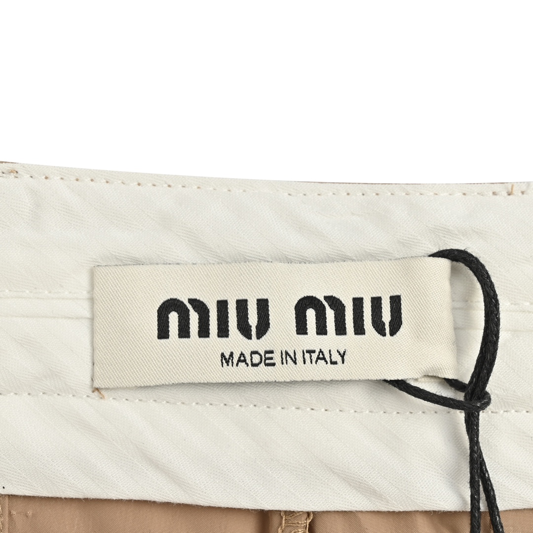 Miumiu /缪缪 24ss 双口袋工装长裤