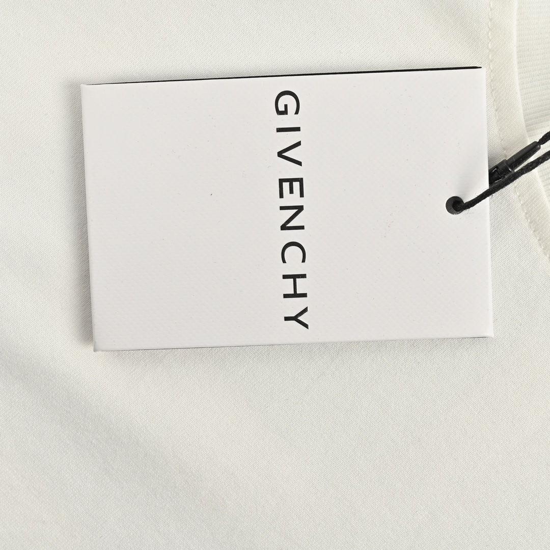 GIVENCHY/纪梵希 宫格彩色泼墨印花短袖