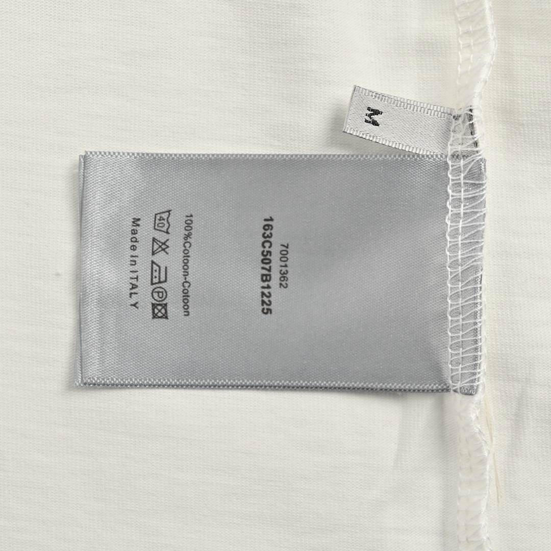 Dior/迪奥 24ss 刺绣拼接短袖 新款拼接圆领短袖