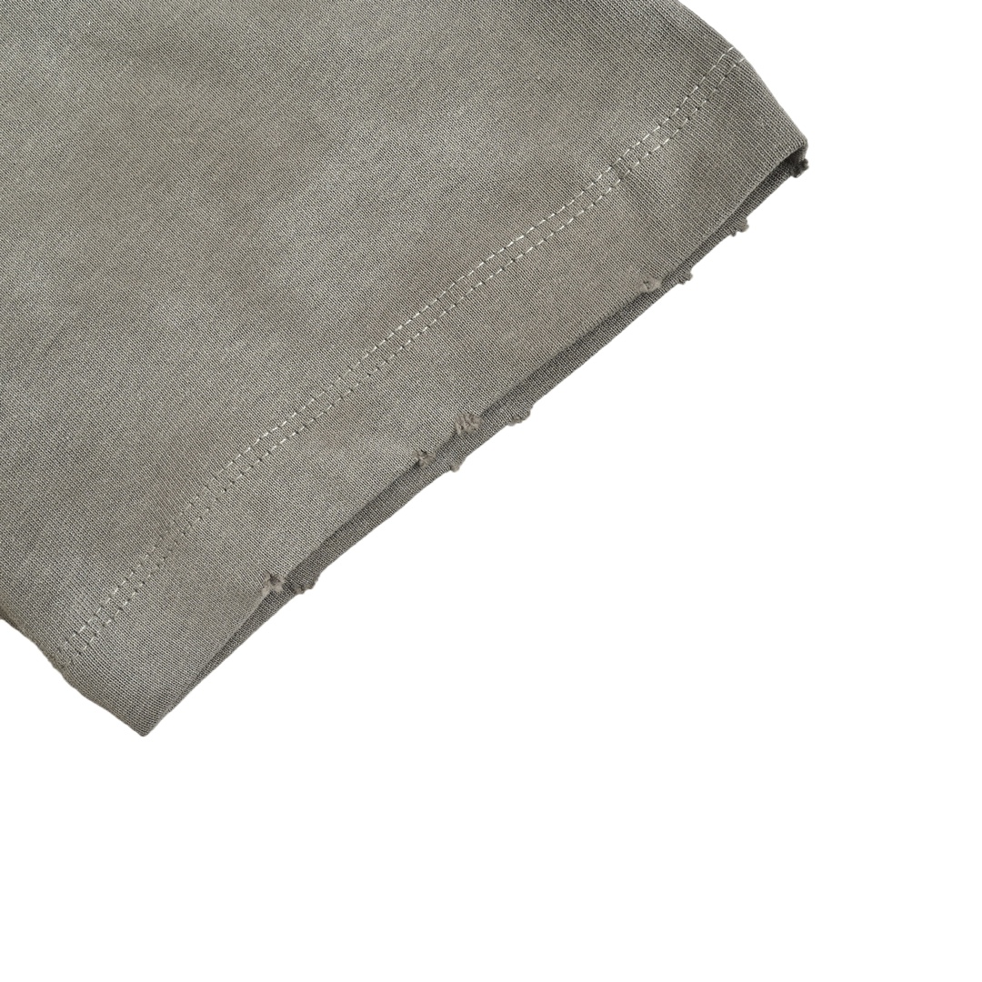 Balenciagag/巴黎世家 23ss 铆钉穿刺水洗破洞短袖