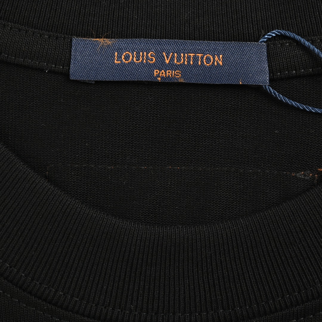 Louis Vuitton/路易威登 24ss 前后字母logo烫钻短袖