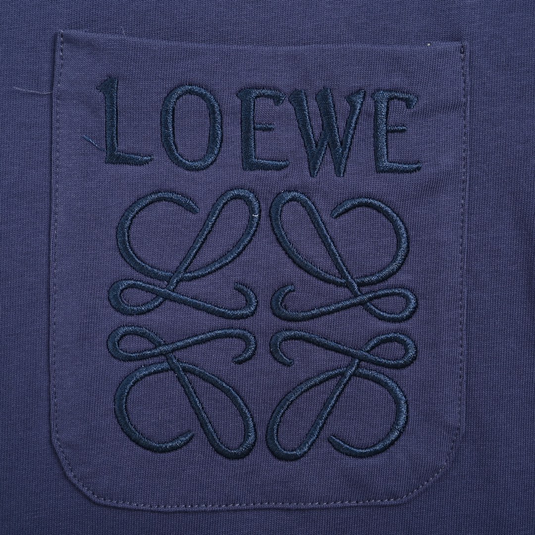 Loewe/罗意威 24ss 口袋字母刺绣短袖