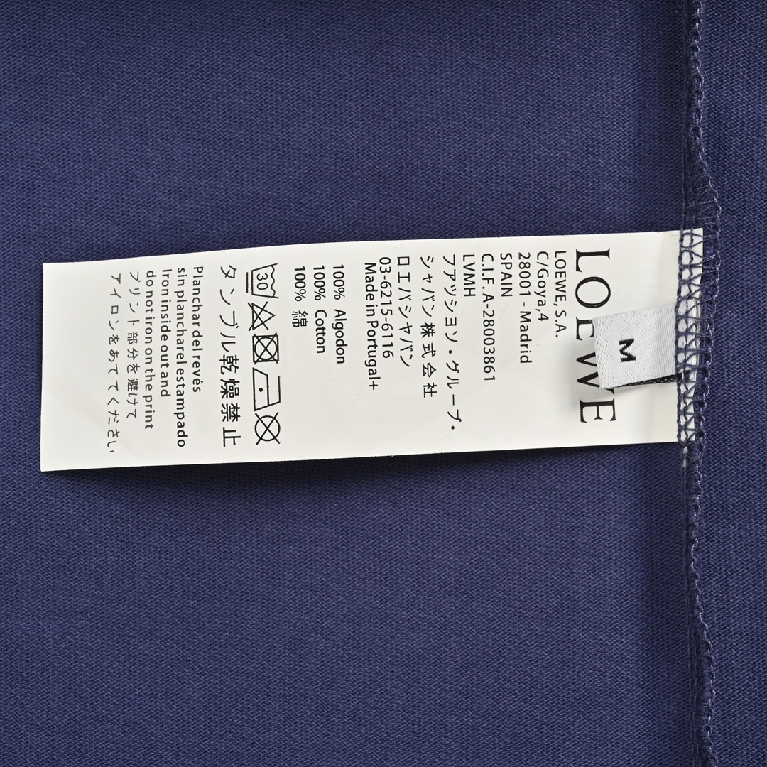 Loewe/罗意威 24ss 口袋字母刺绣短袖