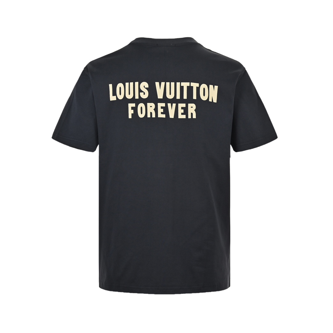 Louis Vuitton/路易威登 24ss 口袋倒立字母印花短袖