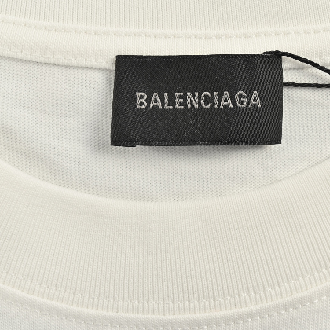 Balenciaga/巴黎世家 24ss EREWHON超市联名印花短袖