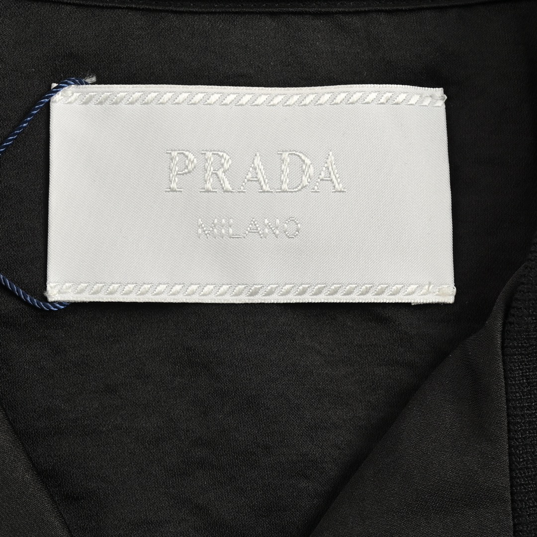 Prada/普拉达 24ss 丝质套装上衣短袖衬衫