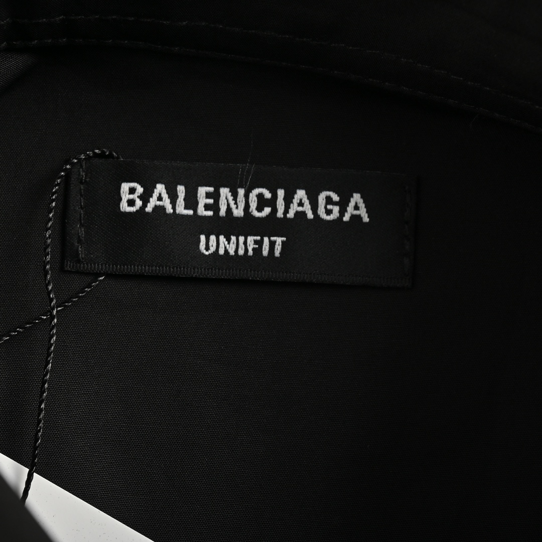 Balenciaga/巴黎世家 24ss 可乐刺绣压胶衬衫