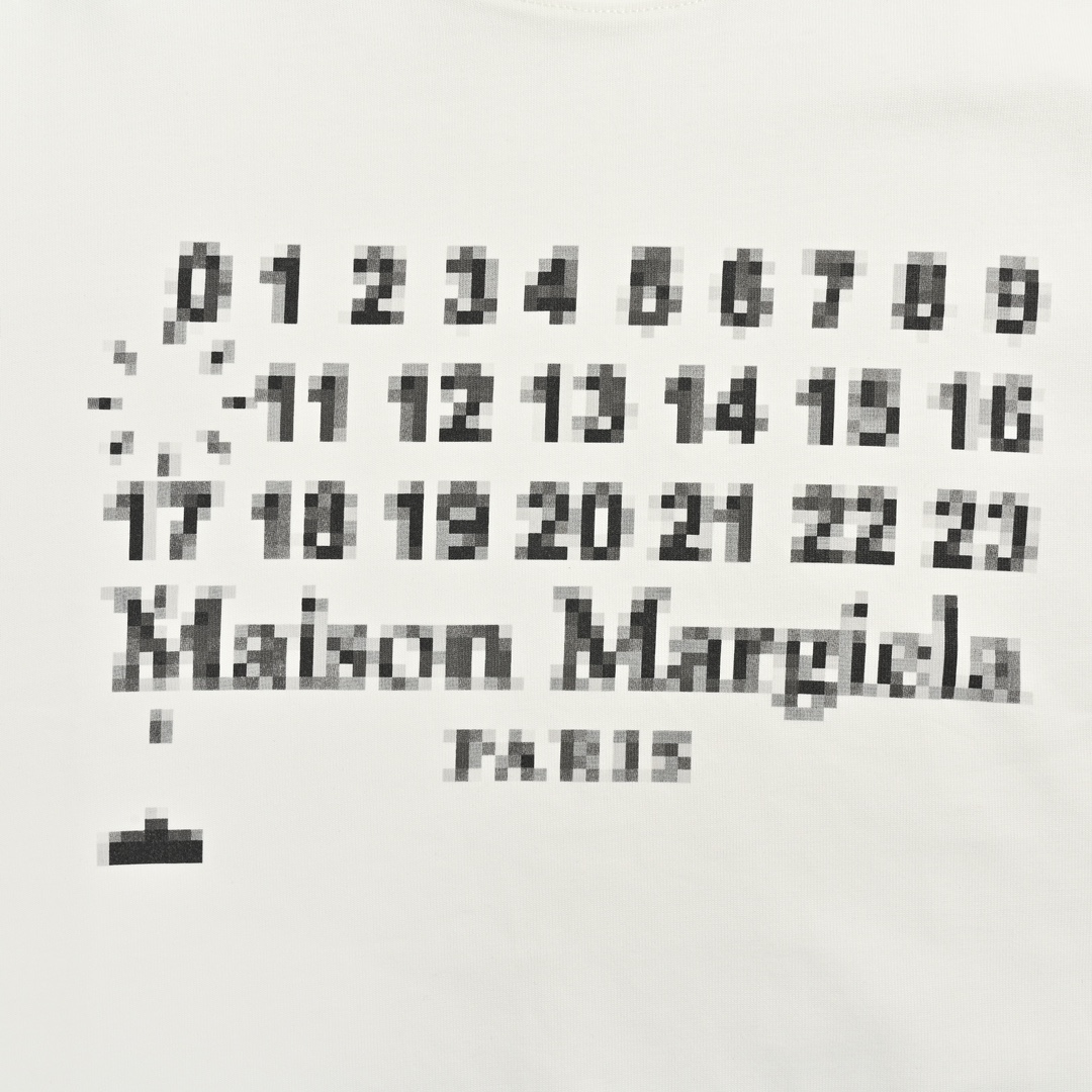 Maison Margiela/马吉拉MM6 马赛克数字Logo印花短袖