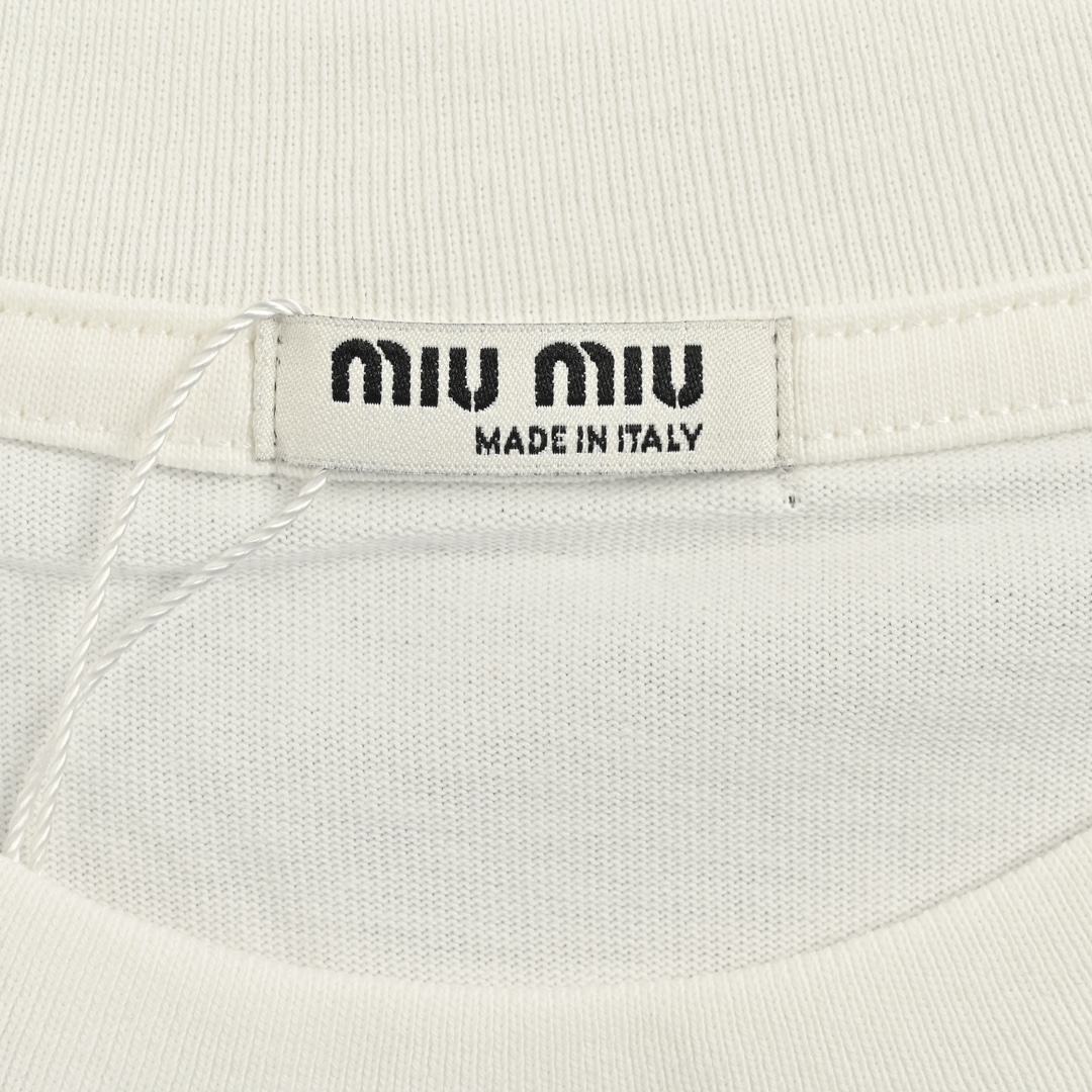 MiuMiu/ 缪缪 24ss 模糊字母短袖