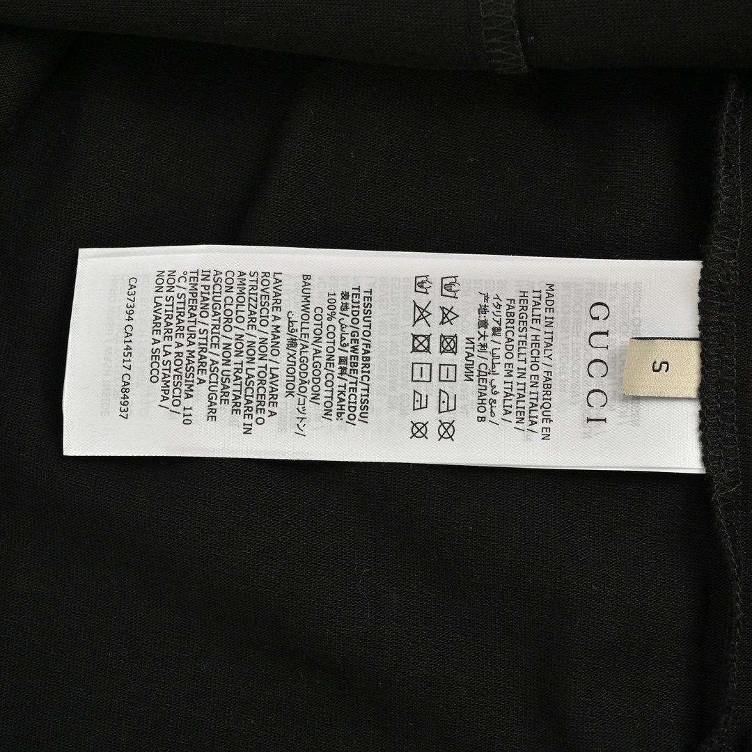 Gucci/古驰 24ss 肩膀红绿织带Polo短袖