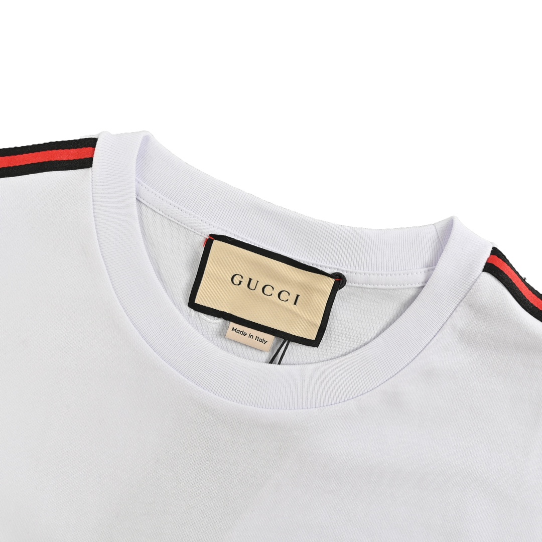 Gucci/古驰 24ss 肩部织带短袖