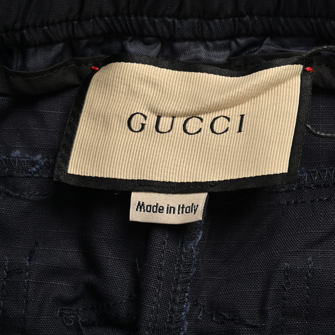 Gucci/古驰 24ss 松紧卡扣工装长裤 Gucci松紧卡扣长裤来啦