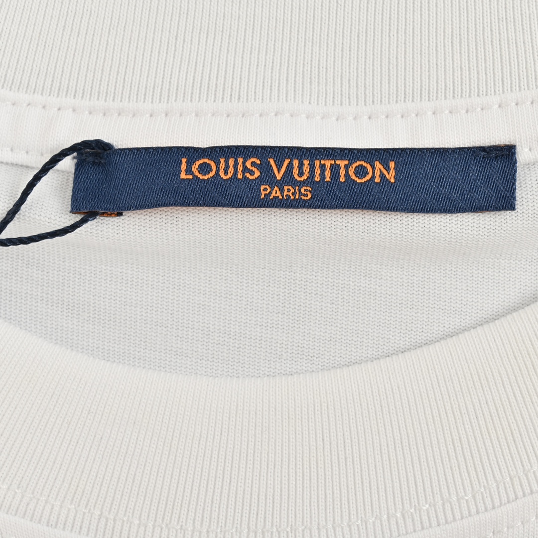 Louis Vuitton/路易威登 24ss 渐变满印小logo短袖