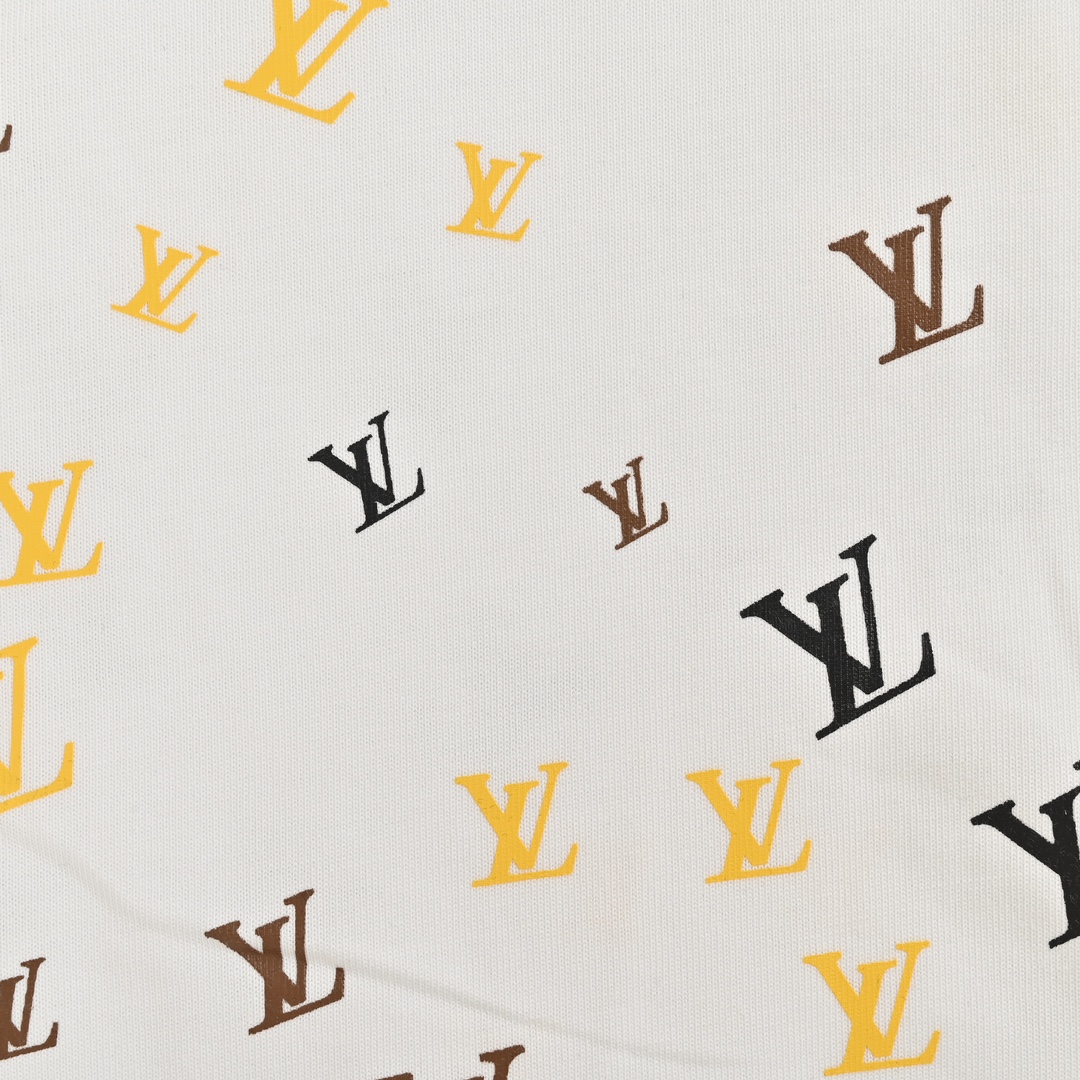 Louis Vuitton/路易威登 24ss 渐变满印小logo短袖