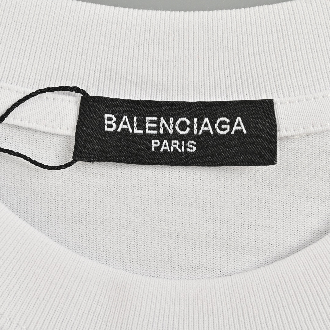 Balenciaga/巴黎世家 24ss 网络加载404印花短袖