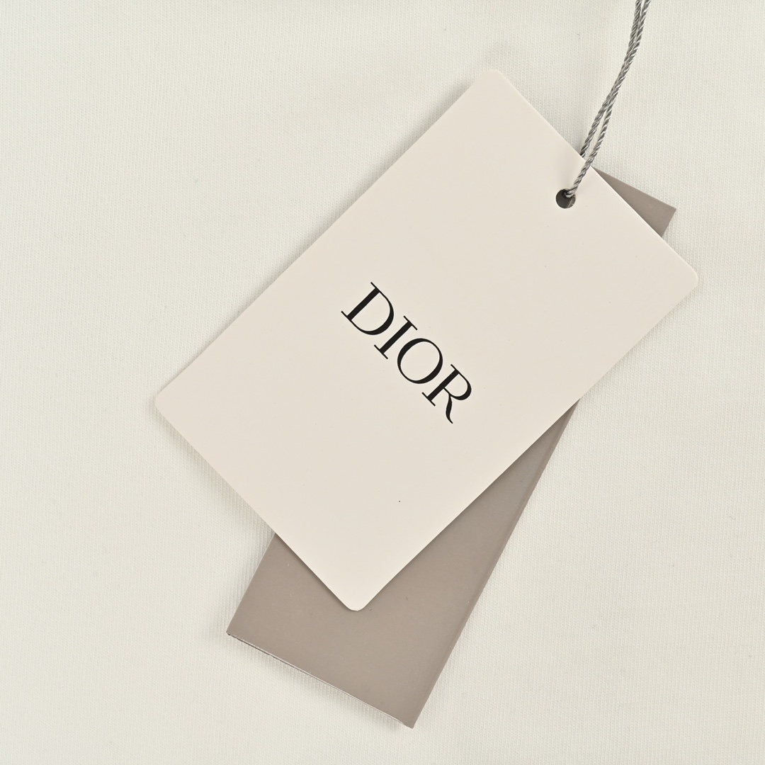 Dior/迪奥 24ss 老花刺绣logo拼接短袖