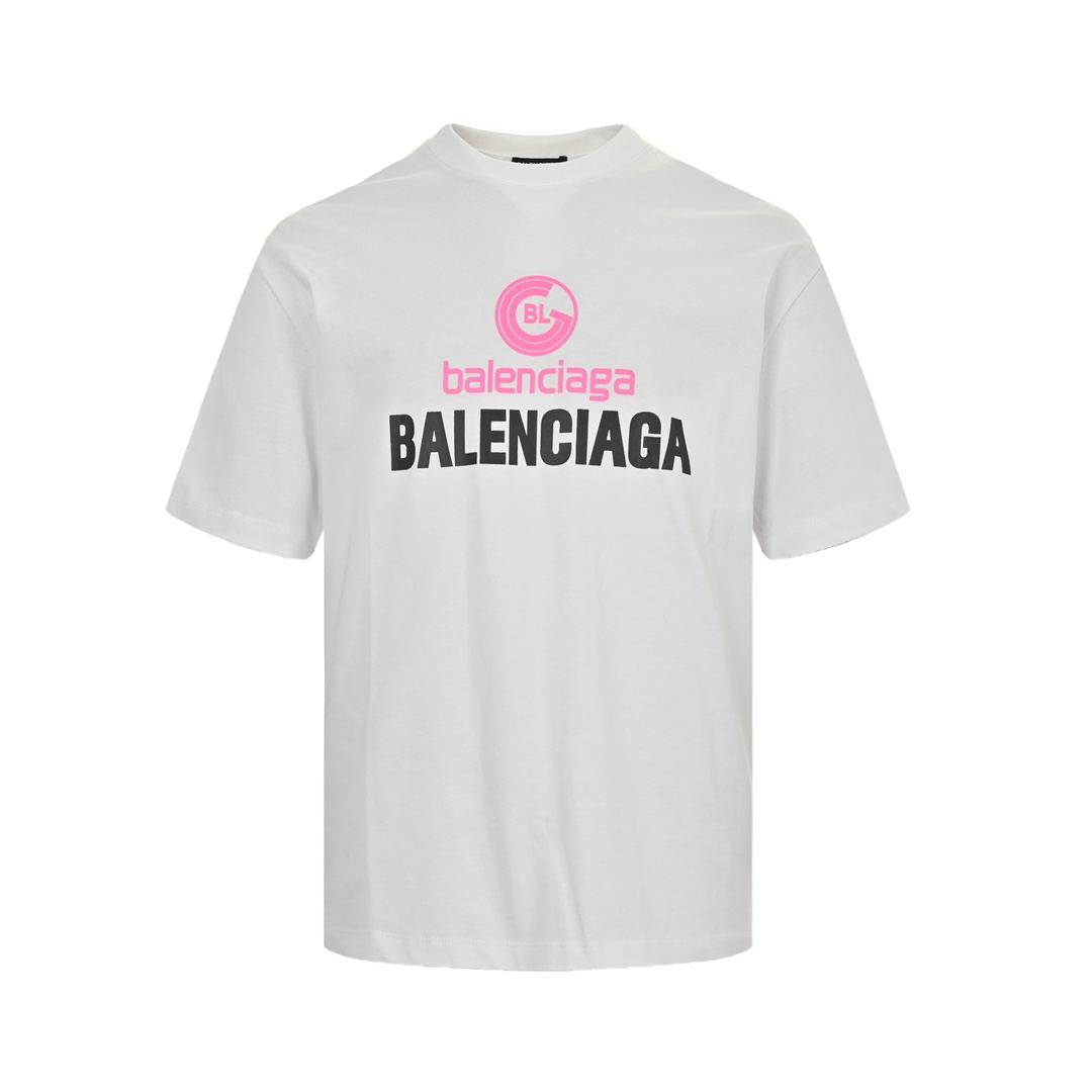 Balenciaga/巴黎世家 24ss 字母logo印花短袖