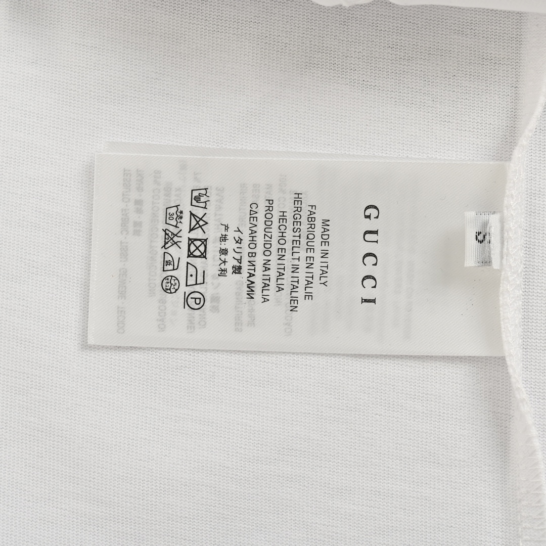 Gucci/古驰 24ss 骏马塔印花短袖