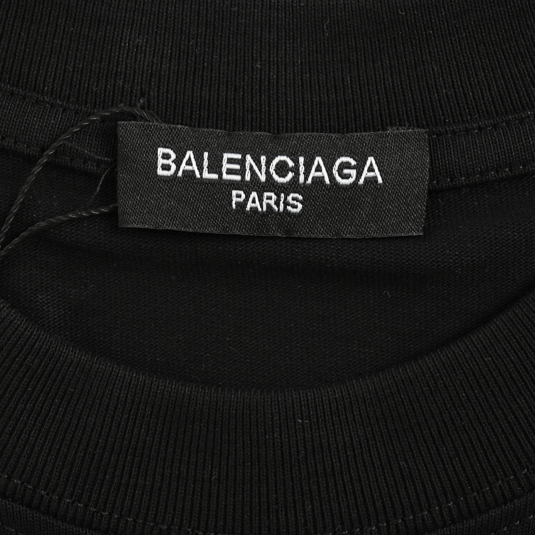 Balenciaga/巴黎世家 24ss 字母logo印花短袖