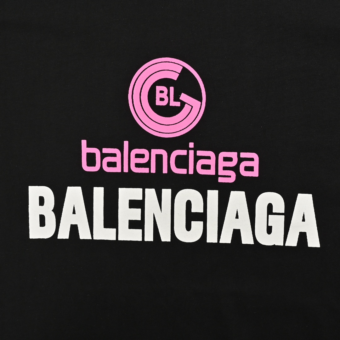 Balenciaga/巴黎世家 24ss 字母logo印花短袖