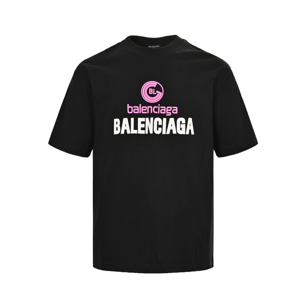 Balenciaga/巴黎世家 24ss 字母logo印花短袖