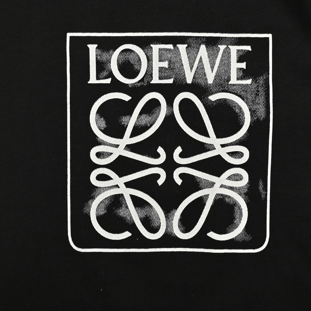 Loewe/罗意威24ss 泼墨logo印花短袖