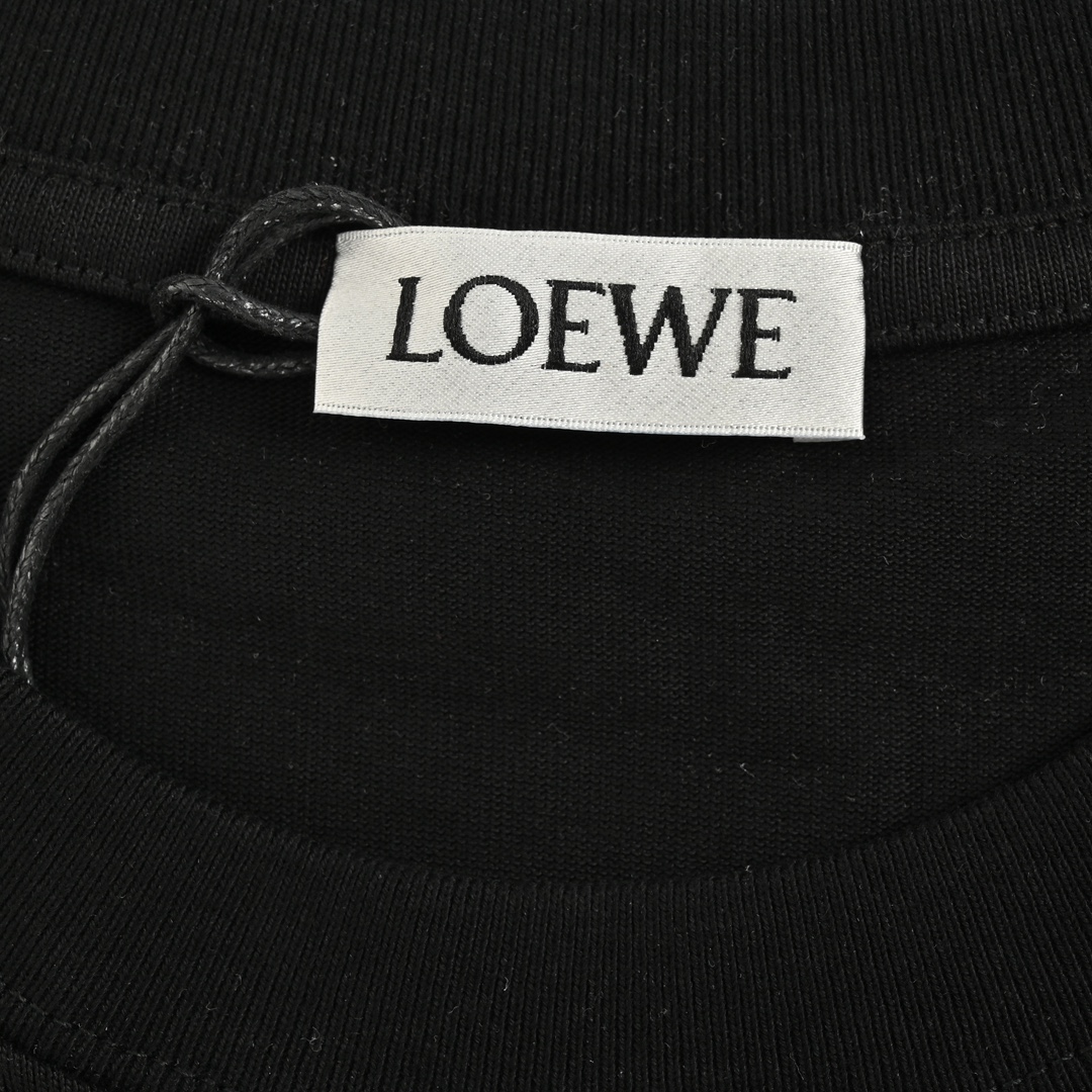 Loewe/罗意威24ss 泼墨logo印花短袖