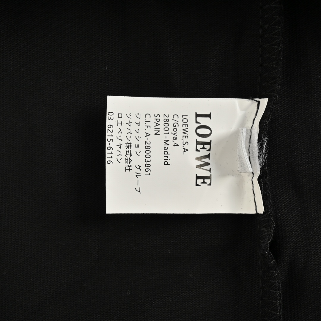 Loewe/罗意威24ss 泼墨logo印花短袖