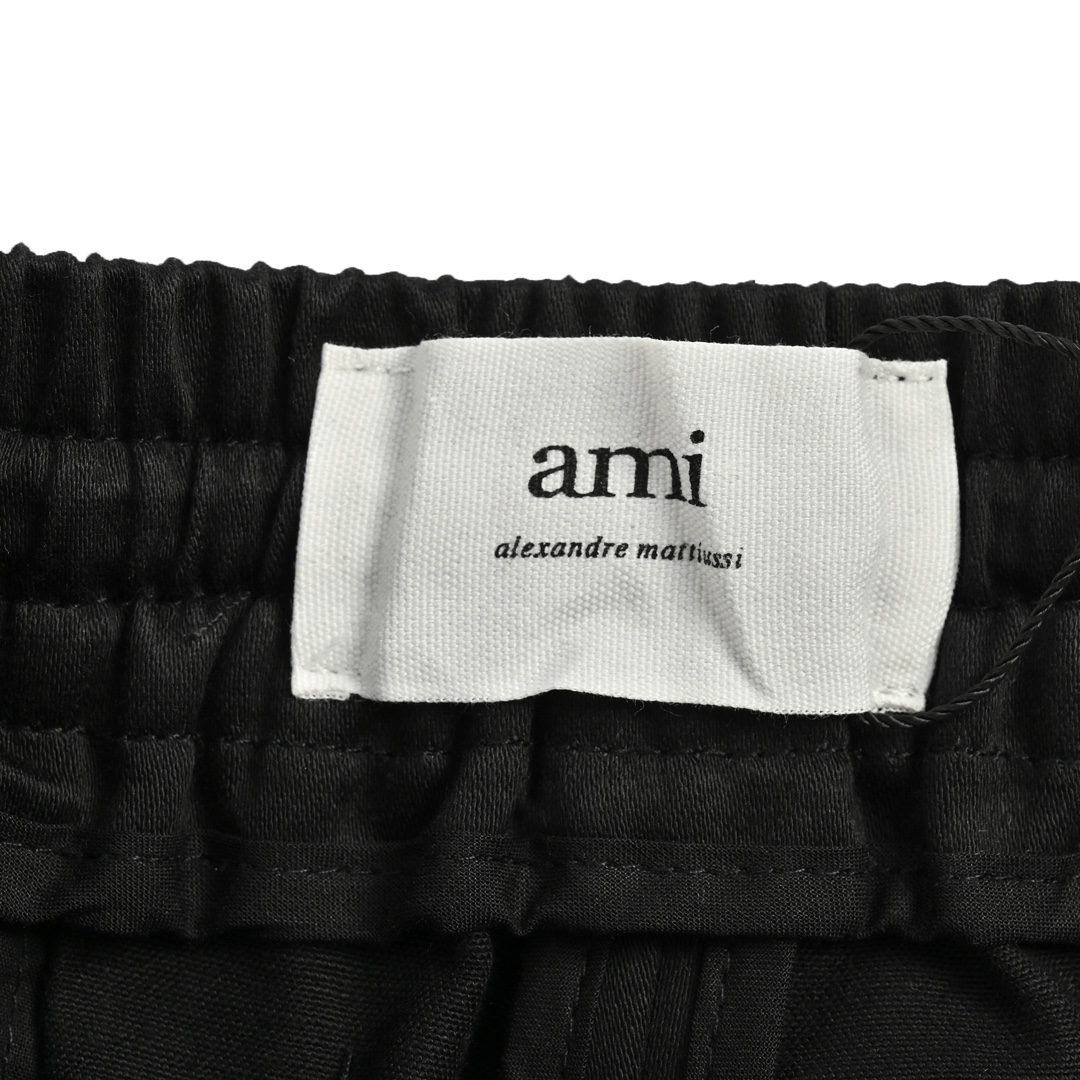 Ami 24ss 简约棉质松紧腰短裤