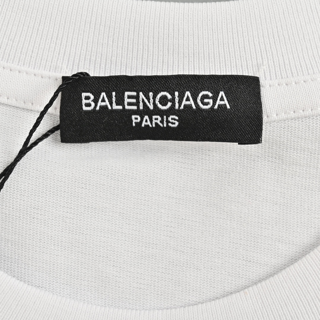 Balenciaga巴黎世家 24ss 释迦水果印花短袖