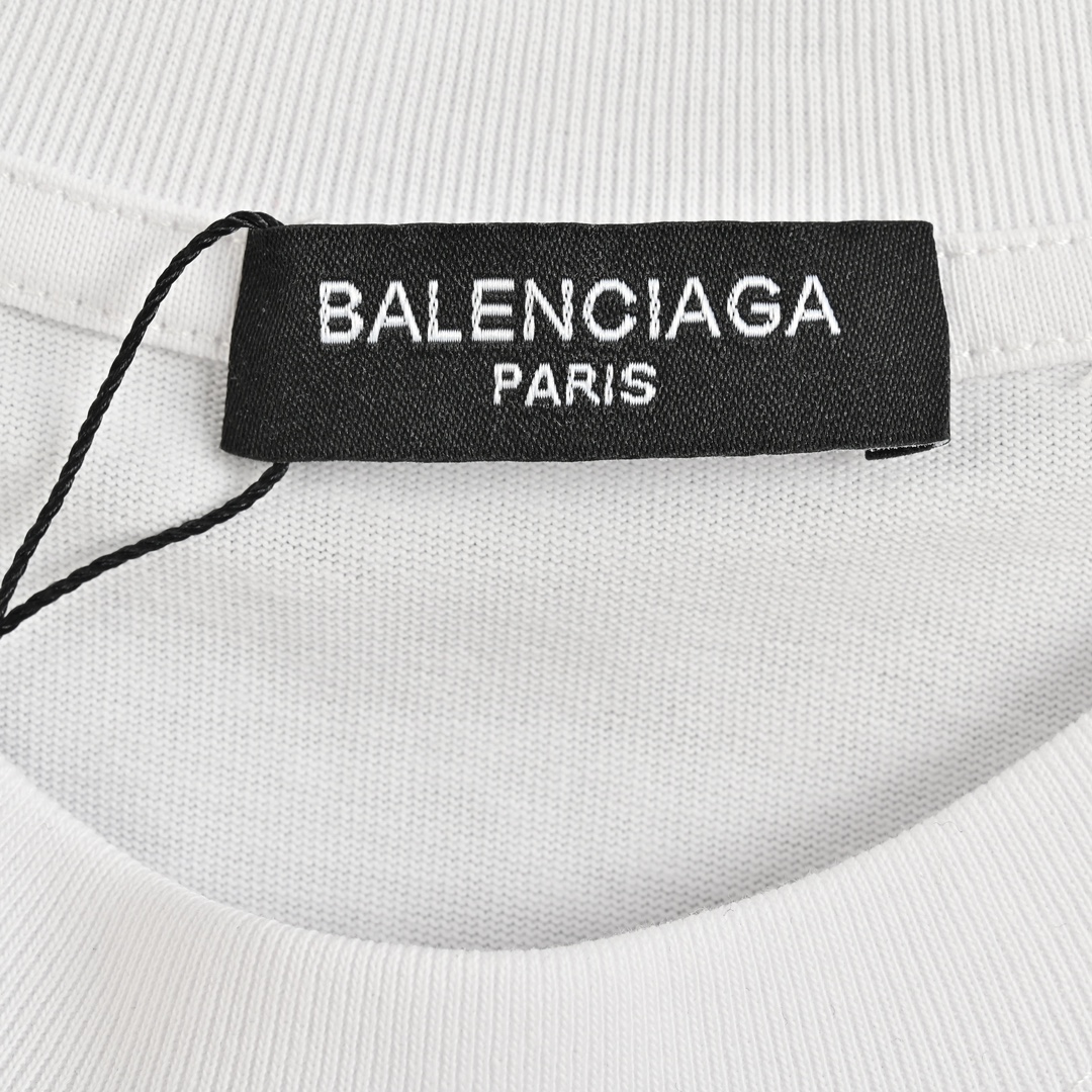 Balenciaga/巴黎世家 24ss 3D立体字母印花短袖