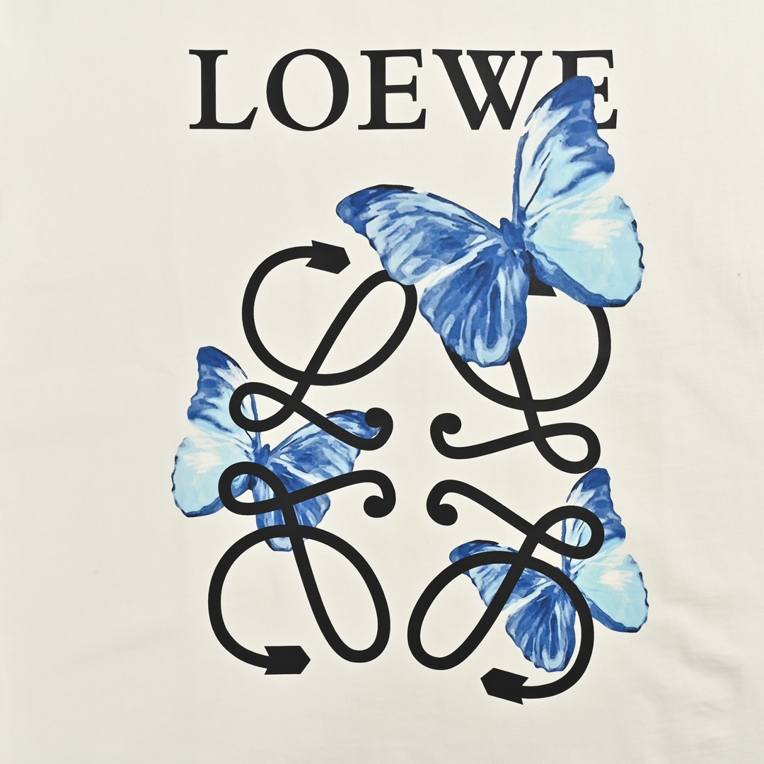 Loewe/罗意威 24ss 蝴蝶logo印花短袖