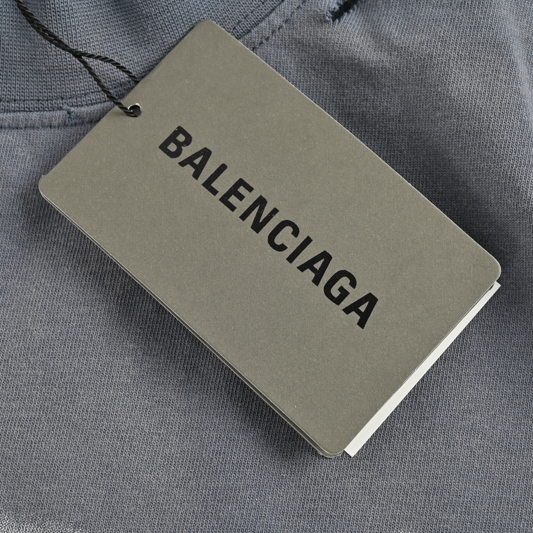 Balenciaga/巴黎世家 SNBN复古水洗圆领短袖