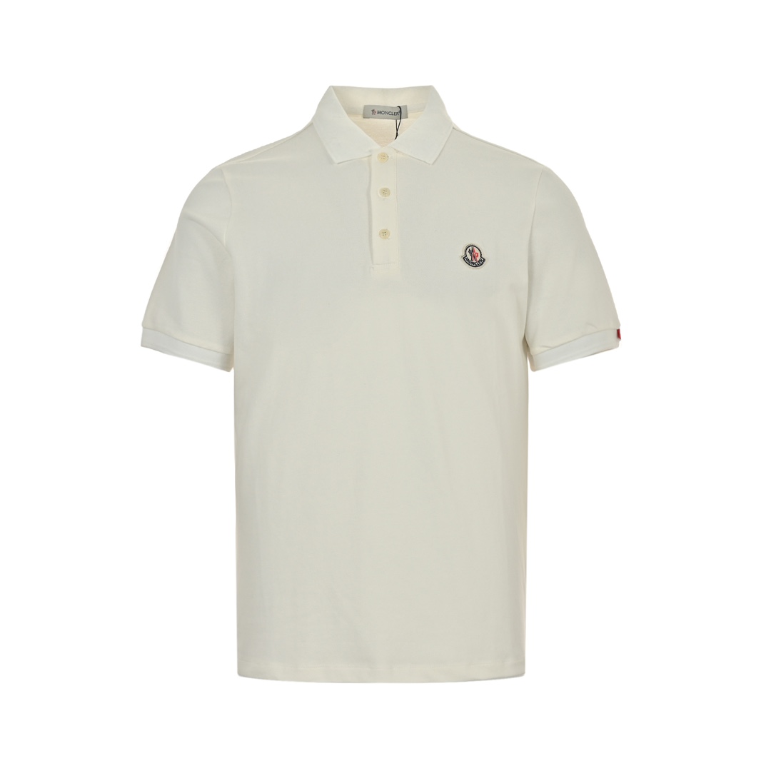 Moncler/蒙口 经典徽章刺绣Polo短袖