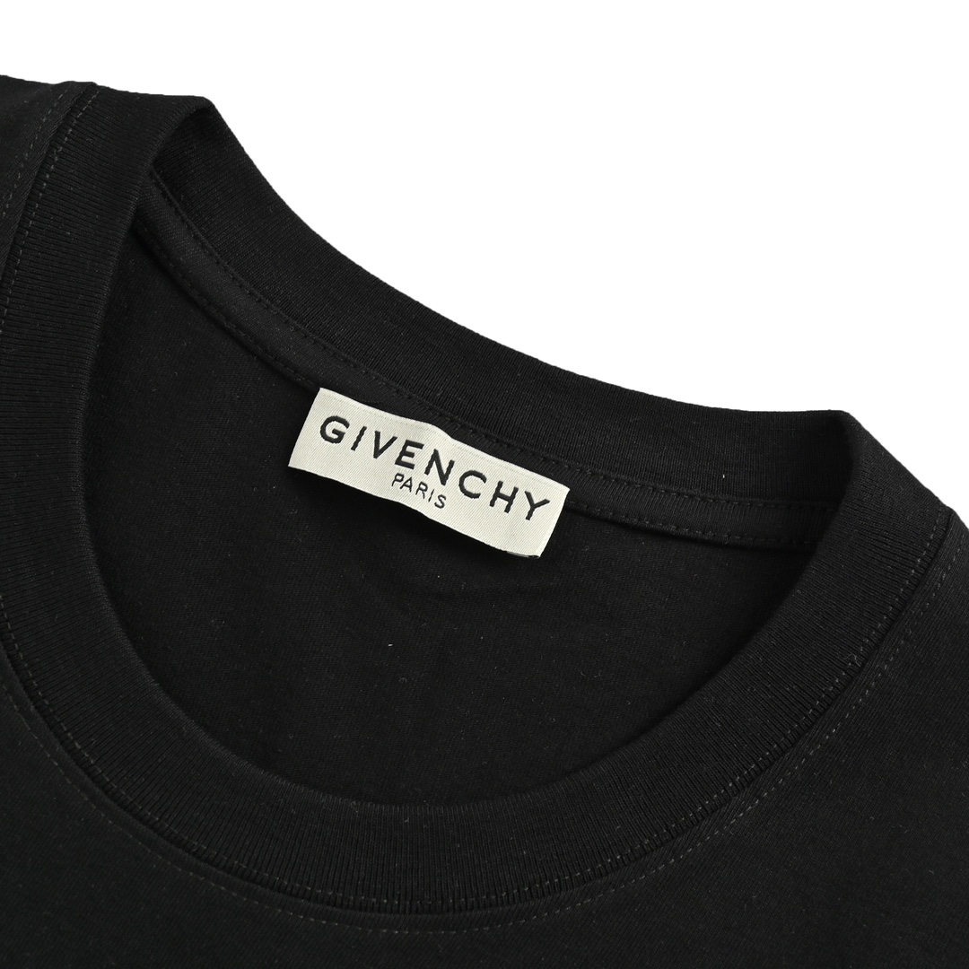 GIVENCHY/纪梵希 破损字母印花短袖