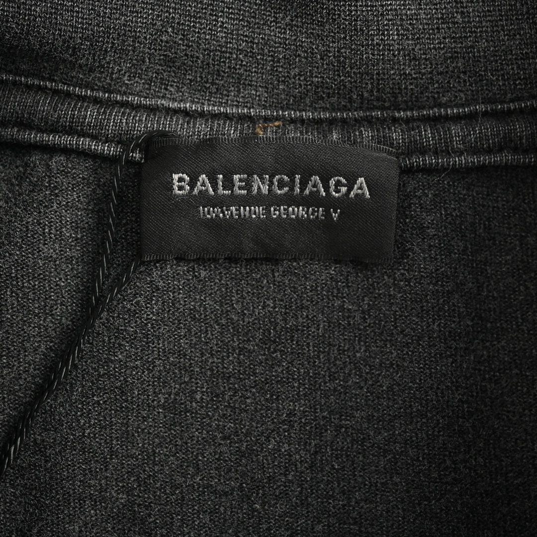 Balenciaga/巴黎世家 24ss 人像乐队印花水洗短袖