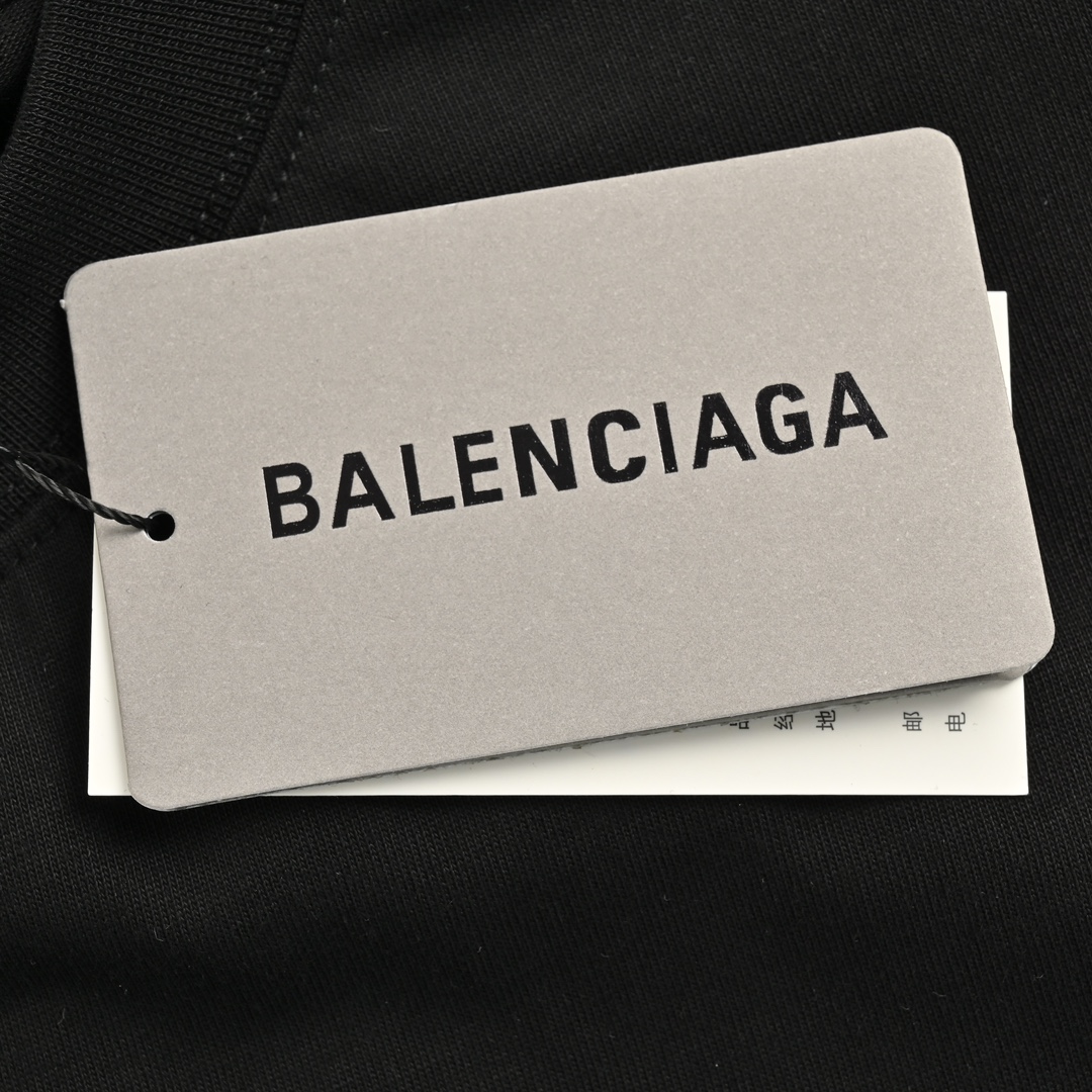 Balenciaga/巴黎世家 24ss 皇冠字母刺绣短袖