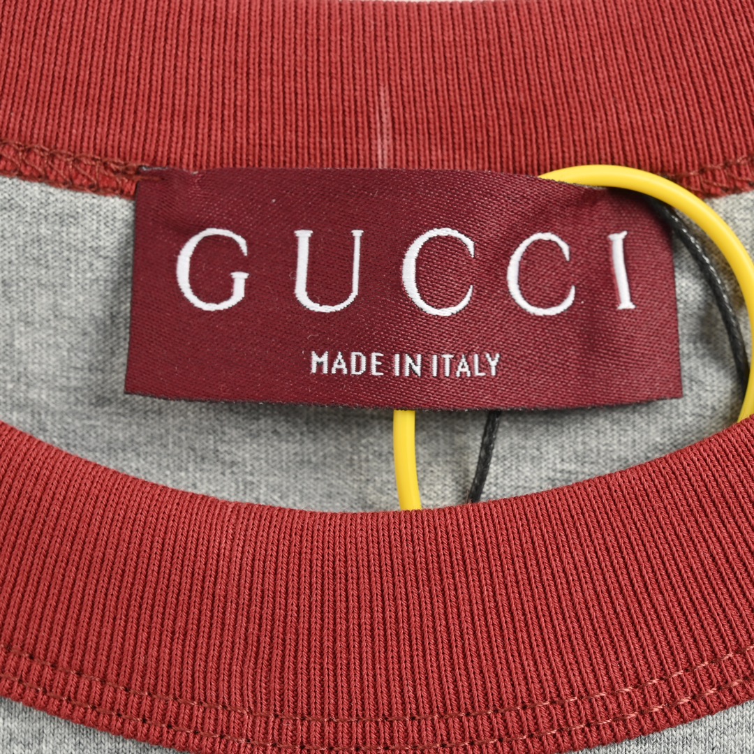 Gucci/古驰 24ss 前后字母logo印花短袖