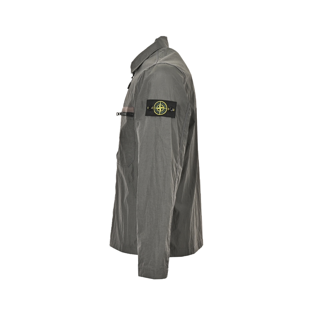 Stone lsland/石头岛 金属尼龙夹克外套 石头岛ss23 STONE ISLAND Nylon Meta 系列金属尼龙长袖拉链胸带夹克