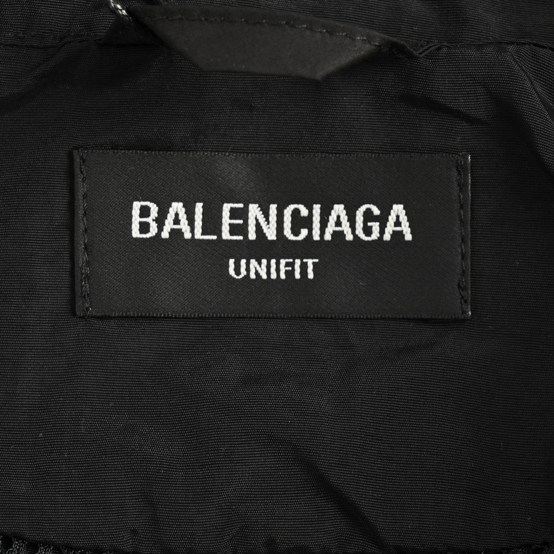 Balenciaga/巴黎世家 24ss 爆裂纹反向字母印花短袖