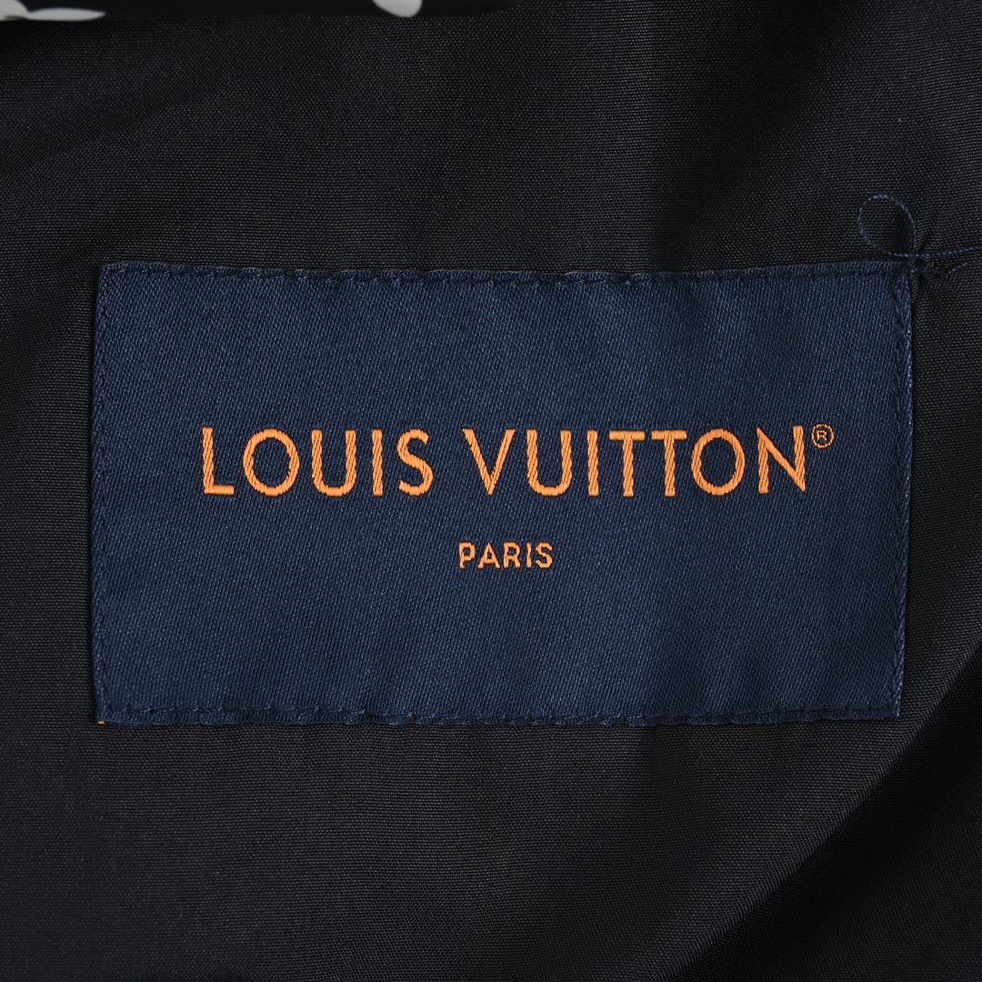 Louis Vuitton/路易威登 24Fw 麻绳刺绣满印老花套装夹克外套