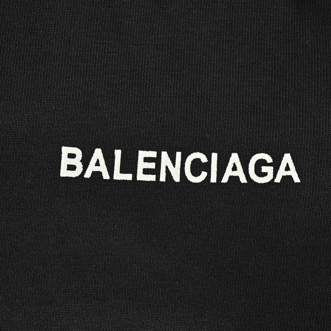 Balenciaga/巴黎世家 24Fw 印花小标织带水洗长裤 刺绣