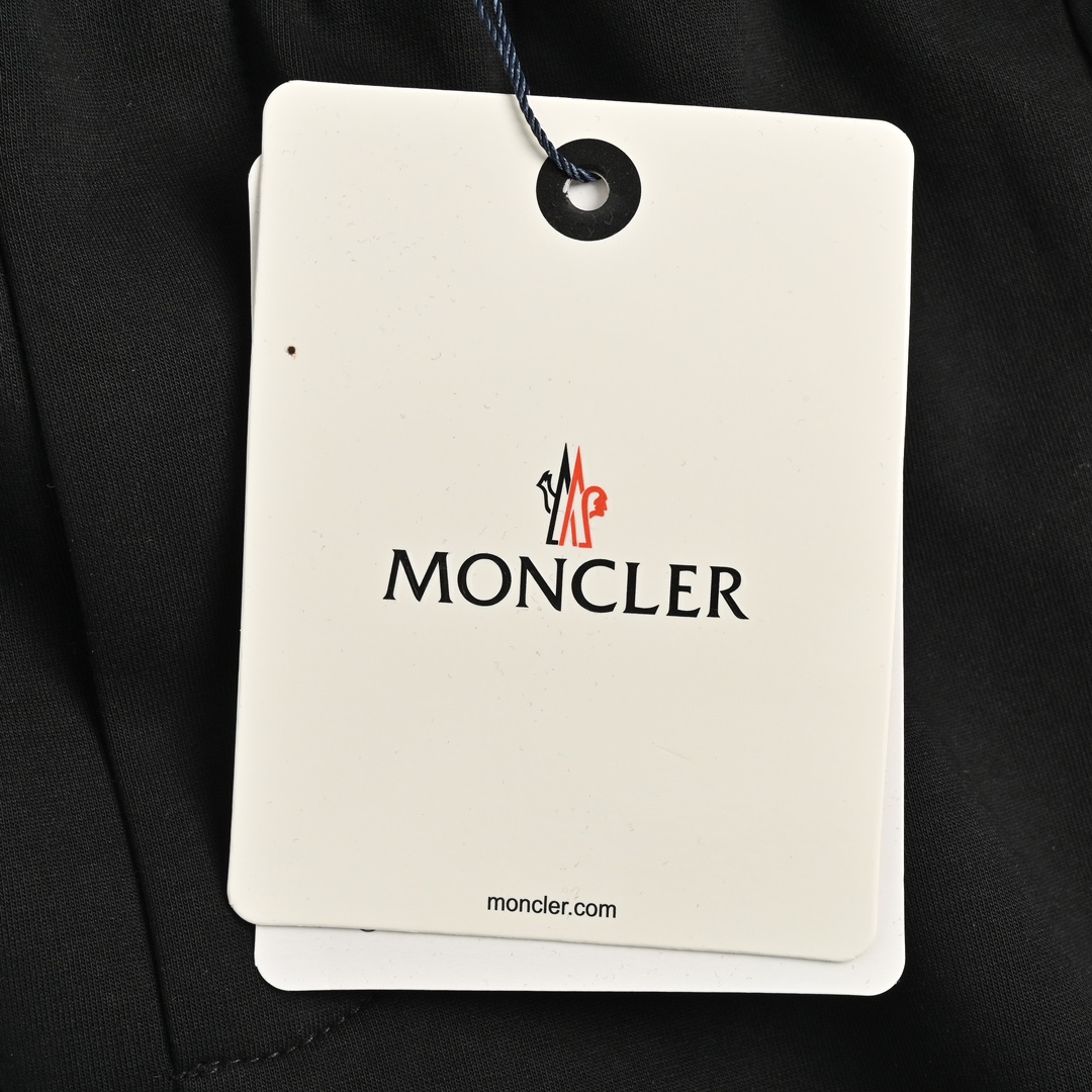 Moncler/蒙口 24Fw 刺绣徽标长裤 品牌logo徽标刺绣