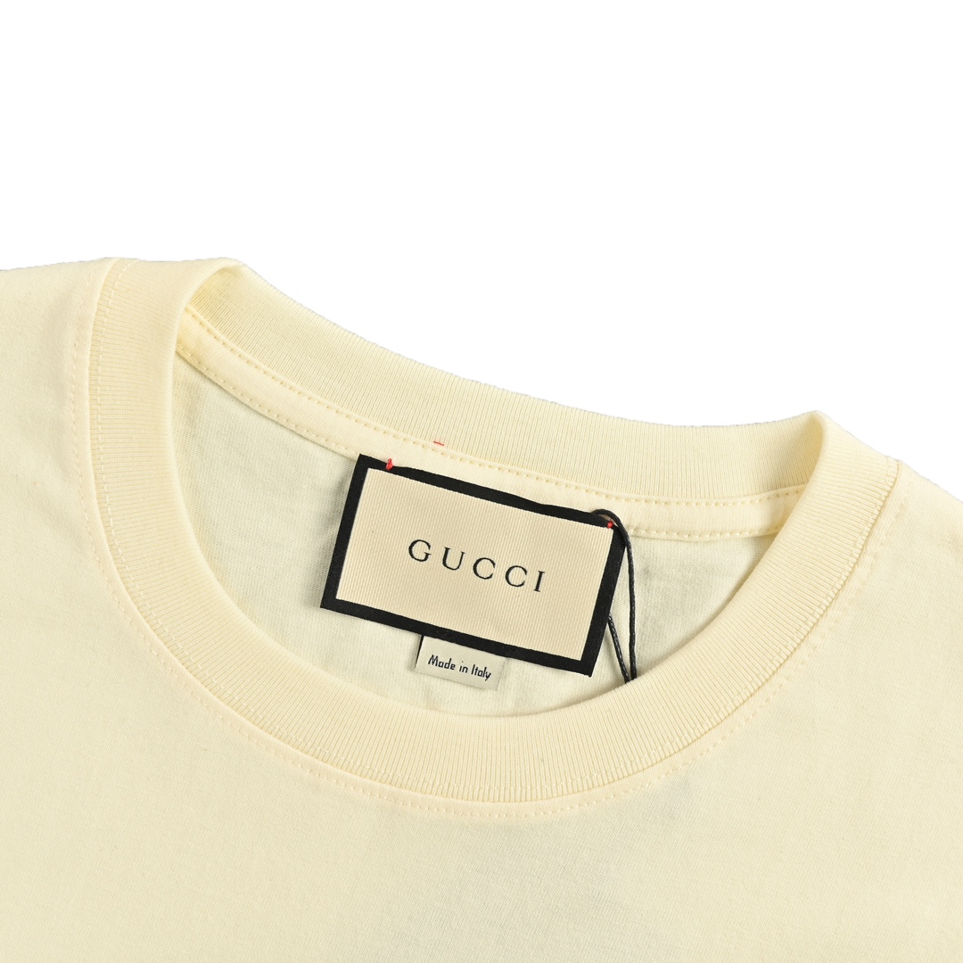 Gucci/古驰 24ss 立体字母印花短袖 春夏新品发售新品短袖T恤