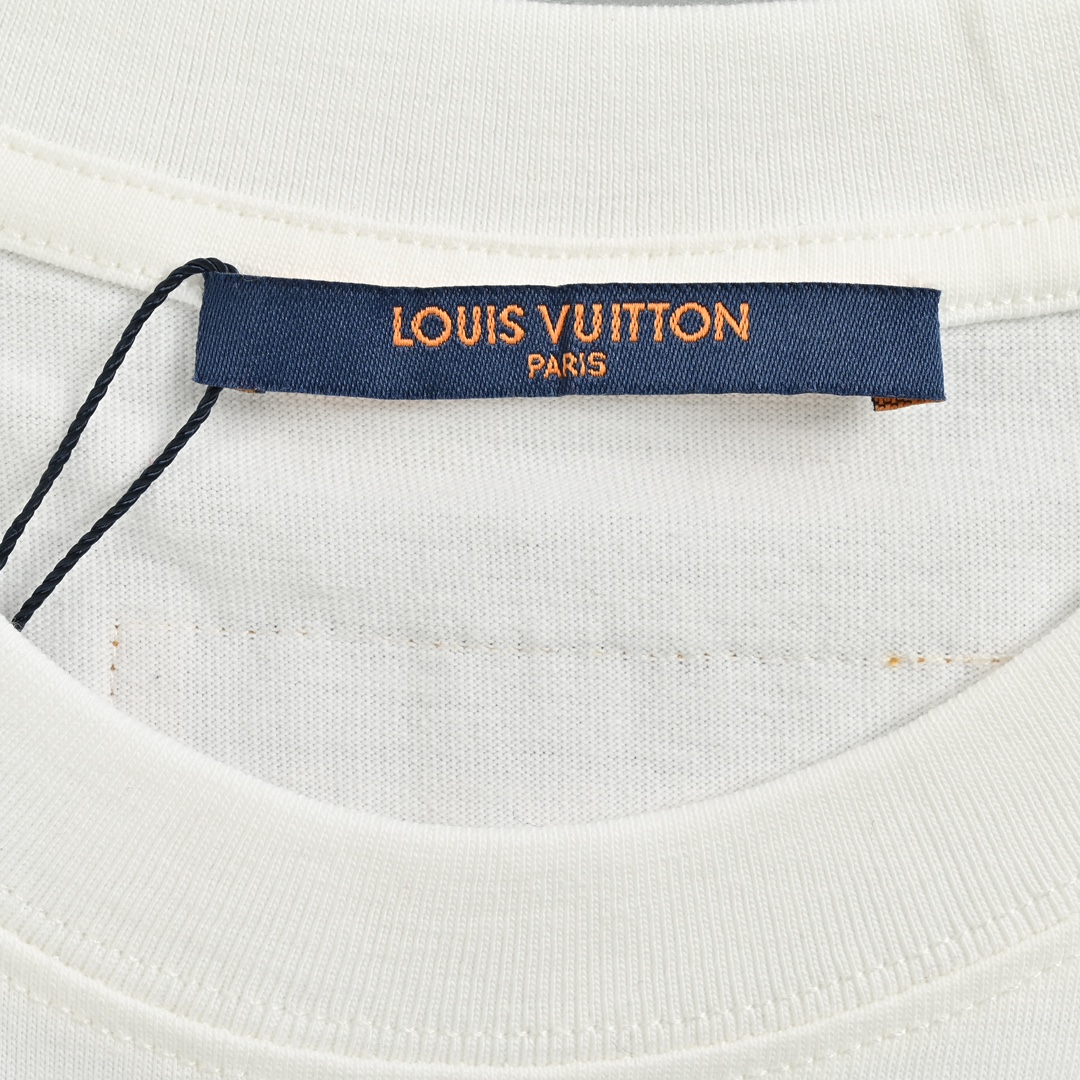 Louis Vuitton/路易威登 24ss 彩色logo溶解印花短袖